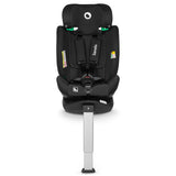 Scaun auto, Lionelo, i-Size Braam, 0-36 Kg, 40-150 cm, Cu isofix si picior de fixare, Protectie laterala, Rotire 360 grade, Ajustare spatar in 5 pozitii, Tetiera reglabila in 14 trepte, Conform cu standardul european de securitate R129, Negru