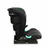 Scaun auto i-Size, Lionelo, Neal, Spatar reglabil in3 pozitii, Tetiera in 14 pozitii, Suport sticla inclus, 15-36 Kg, 100-150 cm, Cu Isofix, Conform ECE R129, Negru