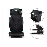 Scaun auto i-Size, Lionelo, Neal, Spatar reglabil in3 pozitii, Tetiera in 14 pozitii, Suport sticla inclus, 15-36 Kg, 100-150 cm, Cu Isofix, Conform ECE R129, Negru