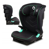 Scaun auto i-Size, Lionelo, Neal, Spatar reglabil in3 pozitii, Tetiera in 14 pozitii, Suport sticla inclus, 15-36 Kg, 100-150 cm, Cu Isofix, Conform ECE R129, Negru