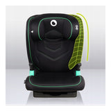 Scaun auto i-Size, Lionelo, Neal, Spatar reglabil in3 pozitii, Tetiera in 14 pozitii, Suport sticla inclus, 15-36 Kg, 100-150 cm, Cu Isofix, Conform ECE R129, Negru