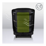 Scaun auto i-Size, Lionelo, Neal, Spatar reglabil in3 pozitii, Tetiera in 14 pozitii, Suport sticla inclus, 15-36 Kg, 100-150 cm, Cu Isofix, Conform ECE R129, Negru