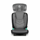Scaun auto i-Size, Lionelo, Neal, Spatar reglabil in 3 pozitii, Tetiera in 14 pozitii, Suport sticla inclus, 15-36 Kg, 100-150 cm, Cu Isofix, Conform ECE R129, Gri