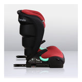 Scaun auto i-Size, Lionelo, Neal, Spatar reglabil in 3 pozitii, Tetiera in 14 pozitii, Suport sticla inclus, 15-36 Kg, 100-150 cm, Cu Isofix, Conform ECE R129, Rosu