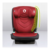 Scaun auto i-Size, Lionelo, Neal, Spatar reglabil in 3 pozitii, Tetiera in 14 pozitii, Suport sticla inclus, 15-36 Kg, 100-150 cm, Cu Isofix, Conform ECE R129, Rosu