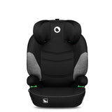 Scaun auto, Lionelo, Lars i-Size, Cu tetiera reglabila in 10 pozitii, Cu pozitionare spre sensul de mers, 15-36 Kg, 100-150 cm, Conform cu standardul european de securitate ECE R129/03, Negru/Gri
