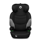 Scaun auto, Lionelo, Lars i-Size, Cu tetiera reglabila in 10 pozitii, Cu pozitionare spre sensul de mers, 15-36 Kg, 100-150 cm, Conform cu standardul european de securitate ECE R129/03, Negru/Gri