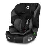 Scaun auto, Lionelo, Levi One i-Size, Universal, Instalare FWF, Cu tetiera reglabila in 10 pozitii, Cu spatar detasabil, 76-150 cm, Conform cu R129, Gri