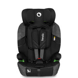 Scaun auto, Lionelo, Levi One i-Size, Universal, Instalare FWF, Cu tetiera reglabila in 10 pozitii, Cu spatar detasabil, 76-150 cm, Conform cu R129, Gri