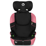 Scaun auto, Lionelo, Levi One i-Size, Universal, Instalare FWF, Cu tetiera reglabila in 10 pozitii, Cu spatar detasabil, 76-150 cm, Conform cu R129, Roz