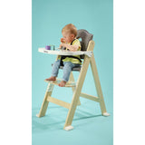 Scaun de masa, Lionelo, Floris, 3 in 1, Din Lemn, Transformabil, Reglabil in inaltime in 4 pozitii, Suport de picioare reglabil in 4 pozitii, Natur