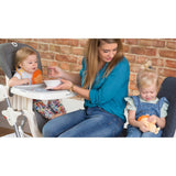 Scaun de masa, Lionelo, Linn Plus, Reglabil, 6 Pozitii pe inaltime, Spatar reglabil in 3 pozitii, Din metal, Conform cu standardul europeane de securitate EN14988, Bej