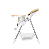 Scaun de masa, Lionelo, Linn Plus, Reglabil, 6 Pozitii pe inaltime, Spatar reglabil in 3 pozitii, Din metal, Conform cu standardul europeane de securitate EN14988, Bej