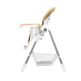 Scaun de masa, Lionelo, Linn Plus, Reglabil, 6 Pozitii pe inaltime, Spatar reglabil in 3 pozitii, Din metal, Conform cu standardul europeane de securitate EN14988, Bej