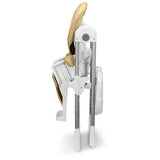 Scaun de masa, Lionelo, Linn Plus, Reglabil, 6 Pozitii pe inaltime, Spatar reglabil in 3 pozitii, Din metal, Conform cu standardul europeane de securitate EN14988, Bej