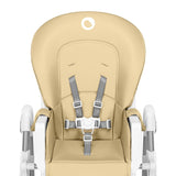 Scaun de masa, Lionelo, Linn Plus, Reglabil, 6 Pozitii pe inaltime, Spatar reglabil in 3 pozitii, Din metal, Conform cu standardul europeane de securitate EN14988, Bej