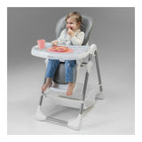 Scaun de masa, Lionelo, Linn Plus, Reglabil, 6 Pozitii pe inaltime, Spatar reglabil in 3 pozitii, Din metal, Conform cu standardul europeane de securitate EN14988, Bej