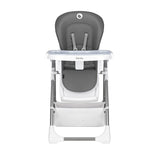 Scaun de masa, Lionelo, Linn Plus, Reglabil, 6 Pozitii pe inaltime, Spatar reglabil in 3 pozitii, Din metal, Conform cu standardul europeane de securitate EN14988, Gri