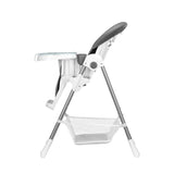 Scaun de masa, Lionelo, Linn Plus, Reglabil, 6 Pozitii pe inaltime, Spatar reglabil in 3 pozitii, Din metal, Conform cu standardul europeane de securitate EN14988, Gri