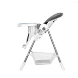 Scaun de masa, Lionelo, Linn Plus, Reglabil, 6 Pozitii pe inaltime, Spatar reglabil in 3 pozitii, Din metal, Conform cu standardul europeane de securitate EN14988, Gri