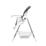 Scaun de masa, Lionelo, Linn Plus, Reglabil, 6 Pozitii pe inaltime, Spatar reglabil in 3 pozitii, Din metal, Conform cu standardul europeane de securitate EN14988, Gri