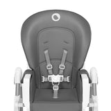 Scaun de masa, Lionelo, Linn Plus, Reglabil, 6 Pozitii pe inaltime, Spatar reglabil in 3 pozitii, Din metal, Conform cu standardul europeane de securitate EN14988, Gri