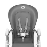 Scaun de masa, Lionelo, Linn Plus, Reglabil, 6 Pozitii pe inaltime, Spatar reglabil in 3 pozitii, Din metal, Conform cu standardul europeane de securitate EN14988, Gri