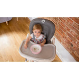 Scaun de masa, Lionelo, Linn Plus, Reglabil, 6 Pozitii pe inaltime, Spatar reglabil in 3 pozitii, Din metal, Conform cu standardul europeane de securitate EN14988, Turcoaz