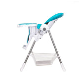 Scaun de masa, Lionelo, Linn Plus, Reglabil, 6 Pozitii pe inaltime, Spatar reglabil in 3 pozitii, Din metal, Conform cu standardul europeane de securitate EN14988, Turcoaz