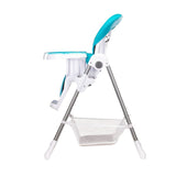 Scaun de masa, Lionelo, Linn Plus, Reglabil, 6 Pozitii pe inaltime, Spatar reglabil in 3 pozitii, Din metal, Conform cu standardul europeane de securitate EN14988, Turcoaz