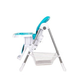 Scaun de masa, Lionelo, Linn Plus, Reglabil, 6 Pozitii pe inaltime, Spatar reglabil in 3 pozitii, Din metal, Conform cu standardul europeane de securitate EN14988, Turcoaz