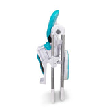 Scaun de masa, Lionelo, Linn Plus, Reglabil, 6 Pozitii pe inaltime, Spatar reglabil in 3 pozitii, Din metal, Conform cu standardul europeane de securitate EN14988, Turcoaz