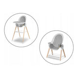 Scaun de masa, Lionelo, Maya, 2 in 1, Transformabil, 3 pozitii de inclinare, Conform cu standardele europeane de securitate EN14988, EN12790, White