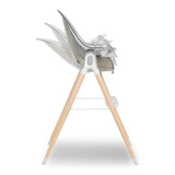 Scaun de masa, Lionelo, Maya, 2 in 1, Transformabil, 3 pozitii de inclinare, Conform cu standardele europeane de securitate EN14988, EN12790, White