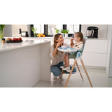 Scaun de masa, Lionelo, Maya, 2 in 1, Transformabil, 3 pozitii de inclinare, Conform cu standardele europeane de securitate EN14988, EN12790, White