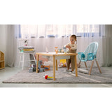 Scaun de masa, Lionelo, Maya, 2 in 1, Transformabil, 3 pozitii de inclinare, Conform cu standardele europeane de securitate EN14988, EN12790, White