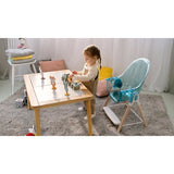 Scaun de masa, Lionelo, Maya, 2 in 1, Transformabil, 3 pozitii de inclinare, Conform cu standardele europeane de securitate EN14988, EN12790, White