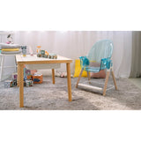 Scaun de masa, Lionelo, Maya, 2 in 1, Transformabil, 3 pozitii de inclinare, Conform cu standardele europeane de securitate EN14988, EN12790, White