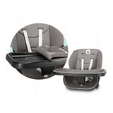 Scaun de masa, Lionelo, Mona, 4 in 1, Transformabil, Reglabil in inaltime in 3 pozitii, Conform cu standardele europene de securitate EN14988, EN16120, Black Onyx