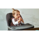 Scaun de masa, Lionelo, Mona, 4 in 1, Transformabil, Reglabil in inaltime in 3 pozitii, Conform cu standardele europene de securitate EN14988, EN16120, Black Onyx