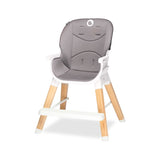 Scaun de masa, Lionelo, Mona, 4 in 1, Transformabil, Reglabil in inaltime in 3 pozitii, Conform cu standardele europene de securitate EN14988, EN16120, Stone