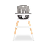 Scaun de masa, Lionelo, Mona, 4 in 1, Transformabil, Reglabil in inaltime in 3 pozitii, Conform cu standardele europene de securitate EN14988, EN16120, Stone