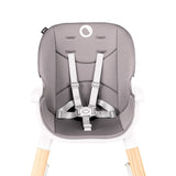 Scaun de masa, Lionelo, Mona, 4 in 1, Transformabil, Reglabil in inaltime in 3 pozitii, Conform cu standardele europene de securitate EN14988, EN16120, Stone
