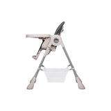 Scaun de masa, Lionelo, Zanna, Reglabil, 4 Pozitii pe inaltime, Spatar reglabil in 3 pozitii, Pliabil, din Metal, Conform cu standardul european de securitate EN14988, Gri