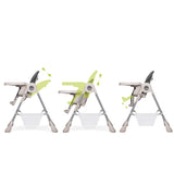 Scaun de masa, Lionelo, Zanna, Reglabil, 4 Pozitii pe inaltime, Spatar reglabil in 3 pozitii, Pliabil, din Metal, Conform cu standardul european de securitate EN14988, Gri