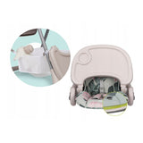 Scaun de masa, Lionelo, Zanna, Reglabil, 4 Pozitii pe inaltime, Spatar reglabil in 3 pozitii, Pliabil, din Metal, Conform cu standardul european de securitate EN14988, Roz