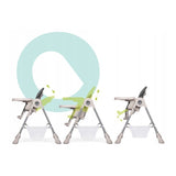 Scaun de masa, Lionelo, Zanna, Reglabil, 4 Pozitii pe inaltime, Spatar reglabil in 3 pozitii, Pliabil, din Metal, Conform cu standardul european de securitate EN14988, Roz