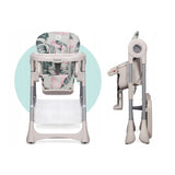 Scaun de masa, Lionelo, Zanna, Reglabil, 4 Pozitii pe inaltime, Spatar reglabil in 3 pozitii, Pliabil, din Metal, Conform cu standardul european de securitate EN14988, Roz