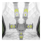 Scaun de masa si balansoar, Lionelo, Laurice, 2 in 1, Transformabil, Multifunctional, Inaltime si spatar reglabile, Cu melodii de leagan, 0 luni+, Conform cu standardele europene de securitate EN 14988, EN 16120, Verde