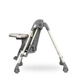 Scaun de masa si balansoar, Lionelo, Laurice, 2 in 1, Transformabil, Multifunctional, Inaltime si spatar reglabile, Cu melodii de leagan, 0 luni+, Conform cu standardele europene de securitate EN 14988, EN 16120, Verde